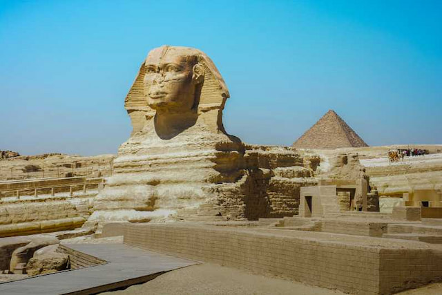 Visit to Giza Pyramids and Sphinx