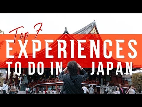 Top 7 Experiences in #japan | Flamingo Travels 2024