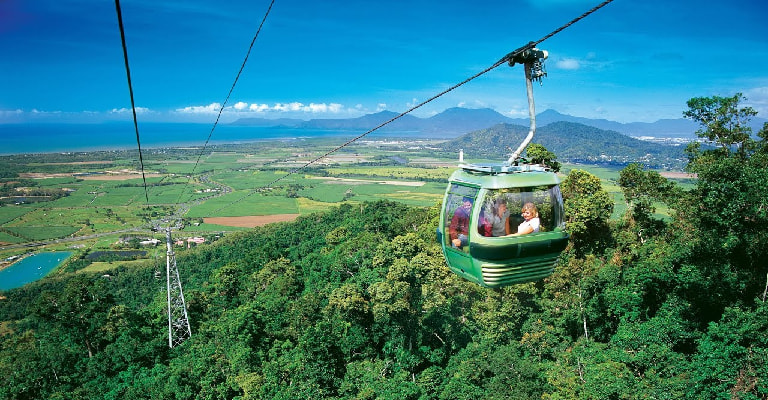 Half day Kuranda Village tour with one way skyrail Cairns