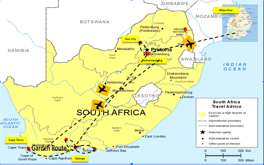 Johannesburg To Cape Town