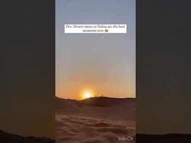 Customers having great time during Desert Safari, Dubai 😍