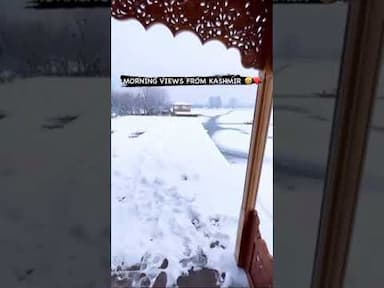 How about waking up to this view every morning in kashmir