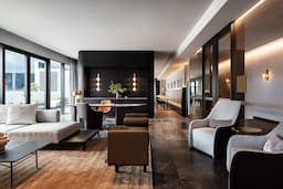 Melbourne Marriott Hotel Docklands Lobby