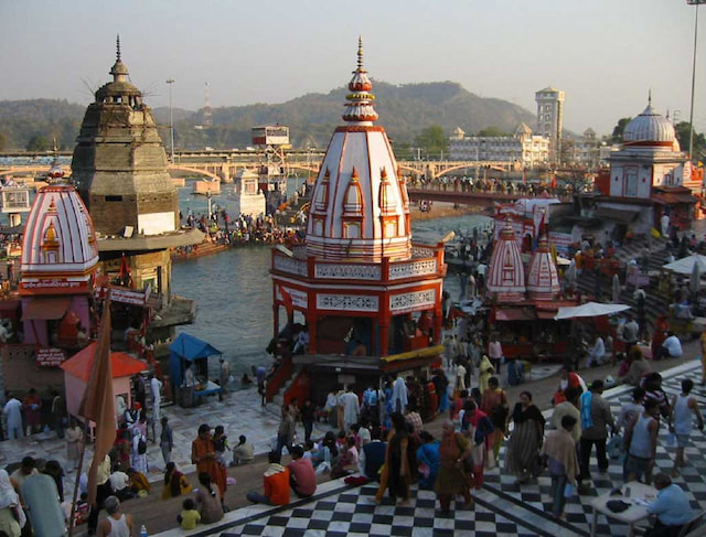 Temples at Har ki Pauri, Haridwar