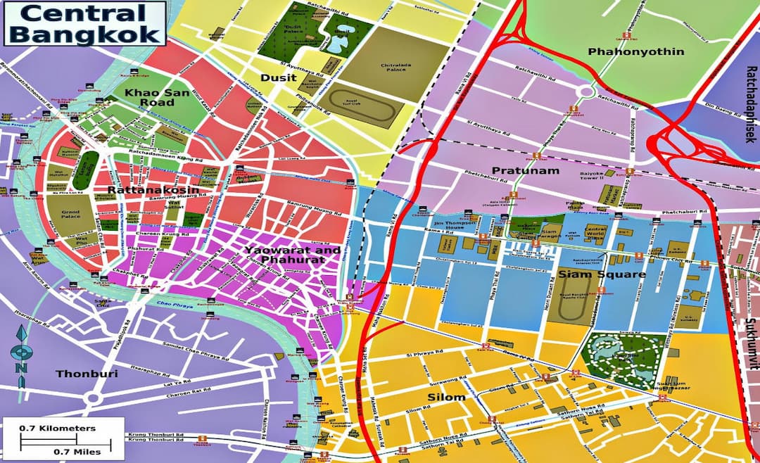 Geography in Bangkok