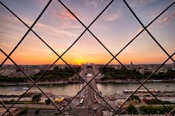 Eiffel tower 3rd floor View