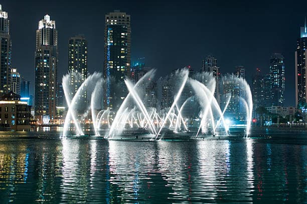 Fountain Show with Burj khalifa