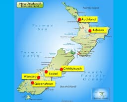 New Zealand Map