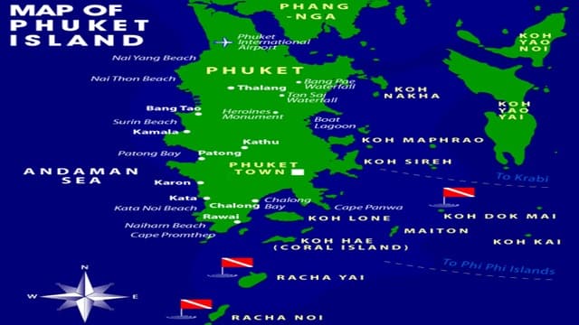 Phuket Map