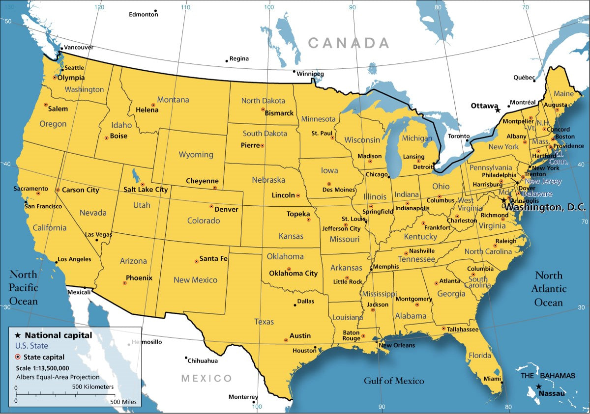 America Map