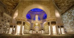 Abu Dhabi Mosque Inside View
