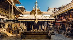 The golden temple in Patan