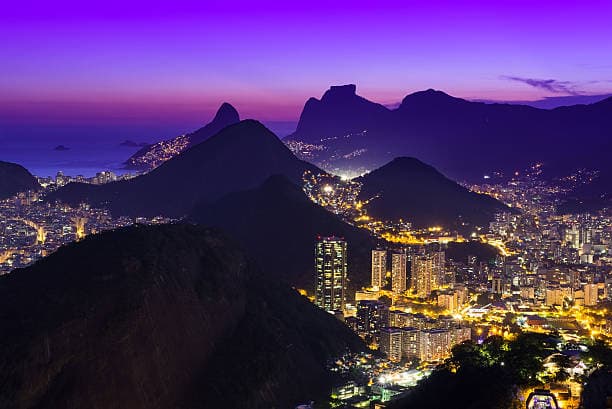 Brazil City Night View