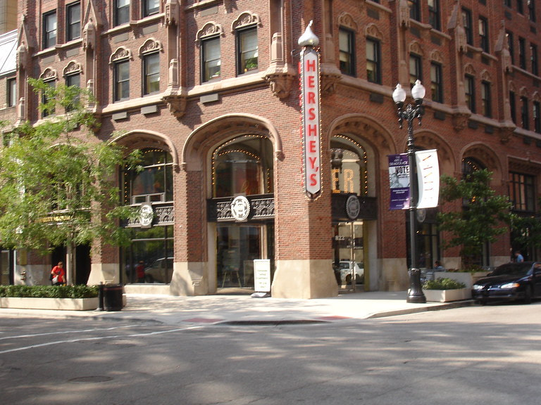 Visit The Hersheys Chicago candy store