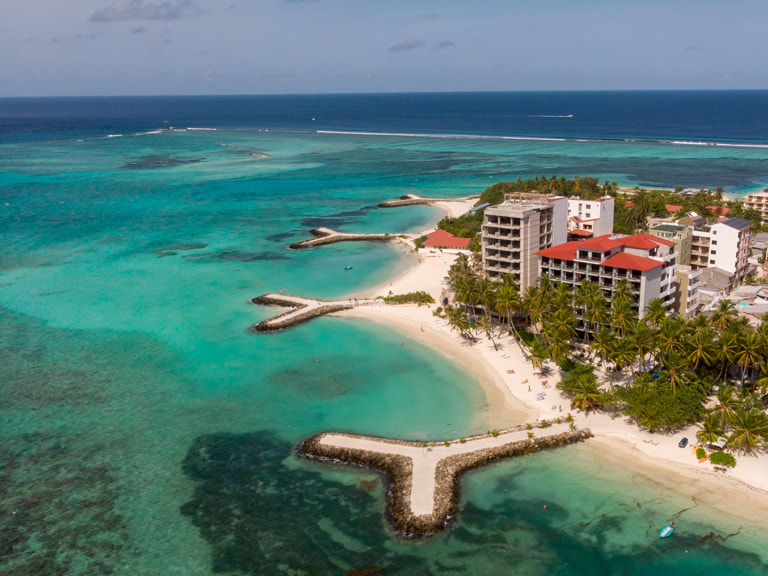 Maafushi island in Maldives - 1