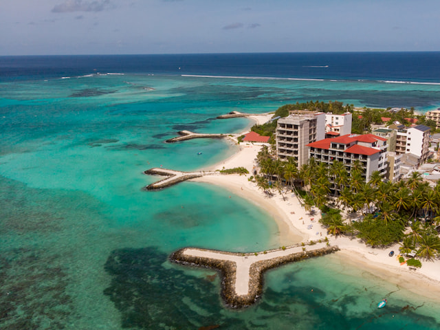 Maafushi island in Maldives - 1