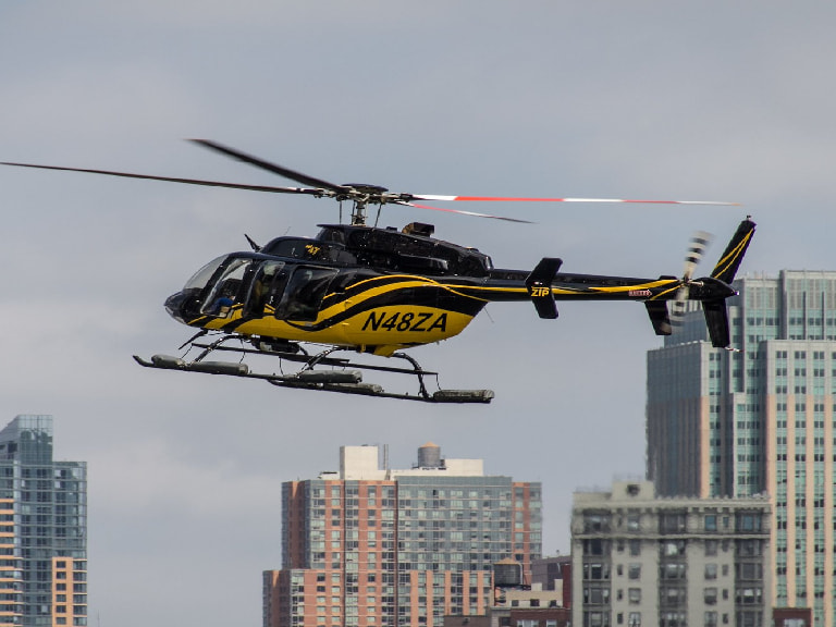 Helicopter ride from Manhattan