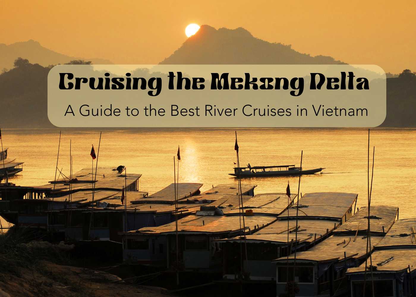 Cruising the Mekong Delta: A Guide to the Best River Cruises in Vietnam!